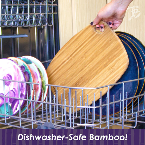 Totally Bamboo GreenLite Cascade Series 12 Dishwasher-Safe Cutting Boa -  Winestuff
