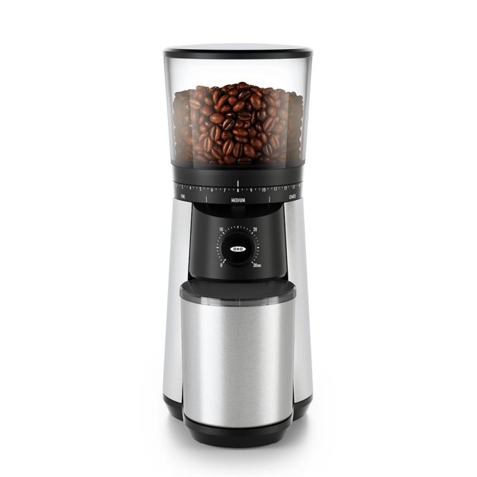 OXO Conical Burr Coffee Grinder in Stainless Steel - Winestuff