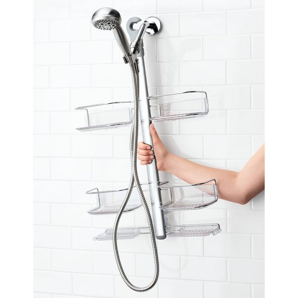 OXO Good Grips Aluminum Hose Keeper Shower Caddy for Sale in