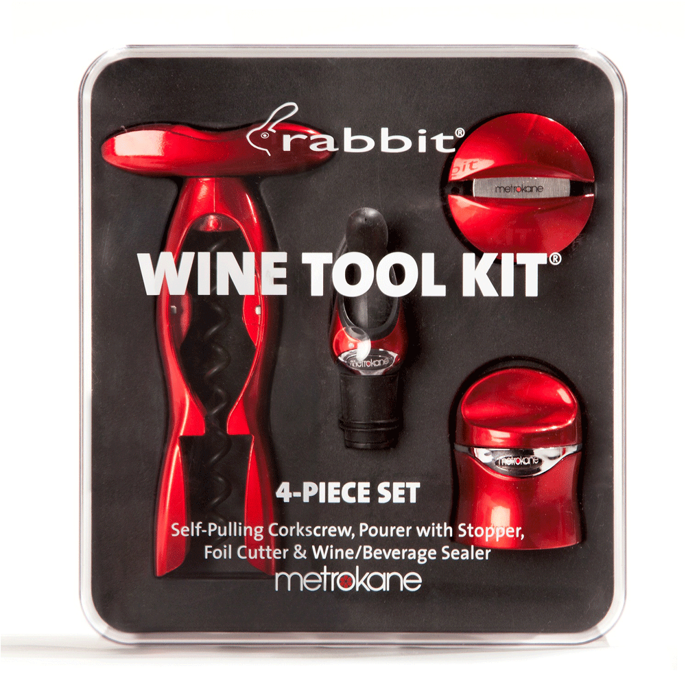Metrokane Wine Tool Kit - Red - Winestuff