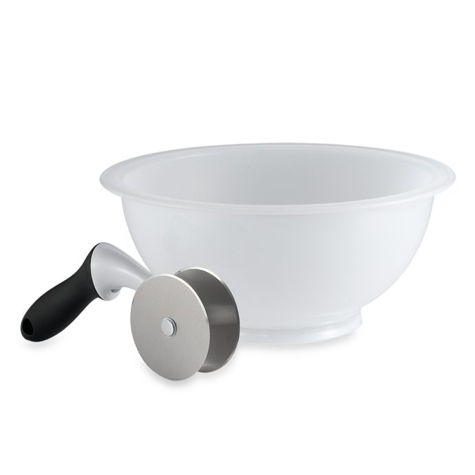  OXO Good Grips Salad Chopper With Bowl, Dishwasher Safe, 12.5 x  5.5 x 12.5 inches, Plastic, White: Home & Kitchen