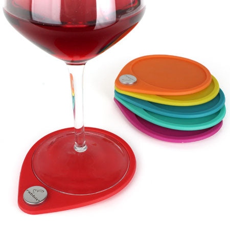 True Wine Glass Covers, Silicone, Multicolor, Cocktail Glass