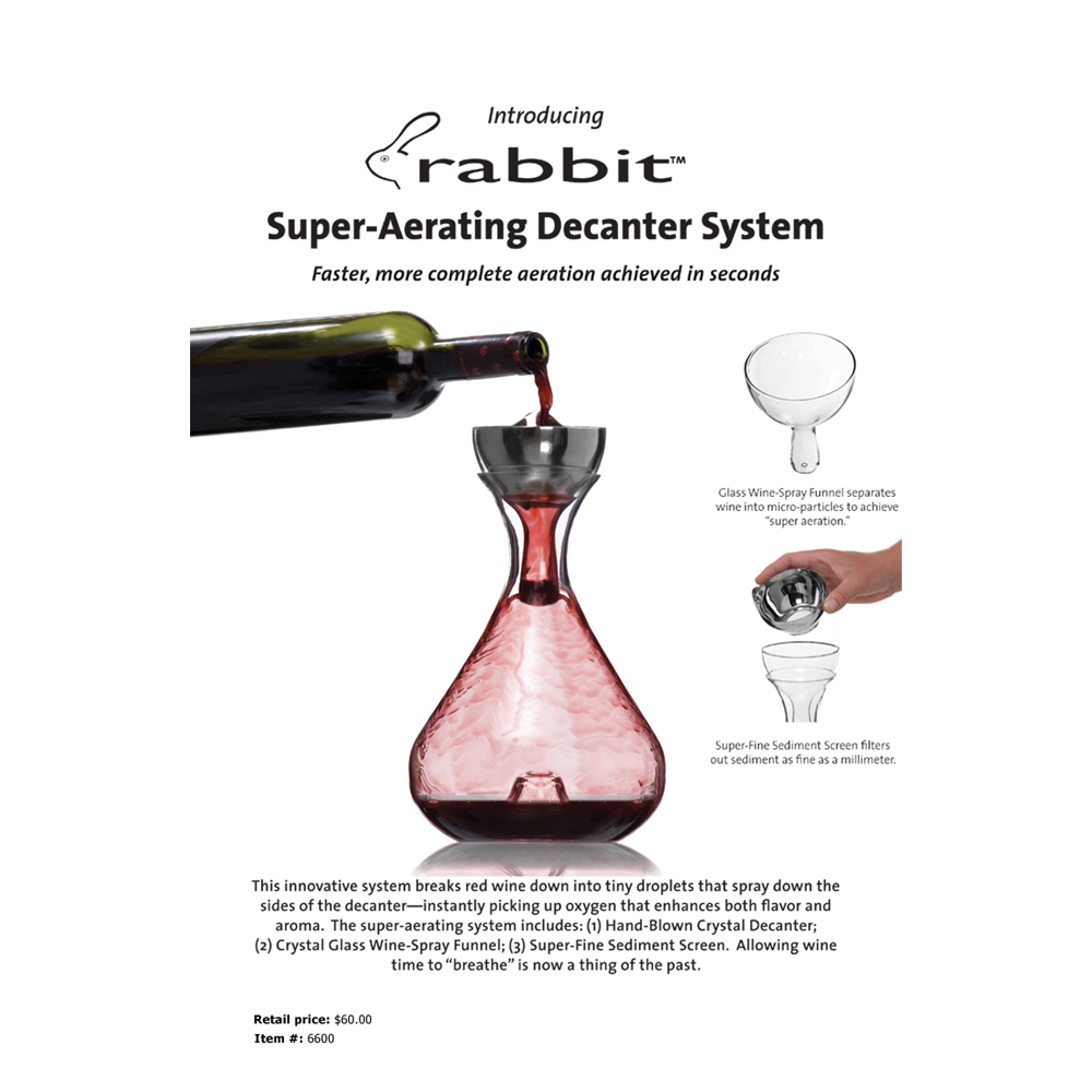 Metrokane Super-Aerating Decanter System - Winestuff
