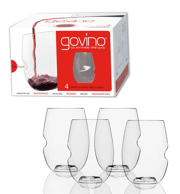 Govino Go Anywhere Shatterproof Cocktail Glasses (Set of 4) - Winestuff